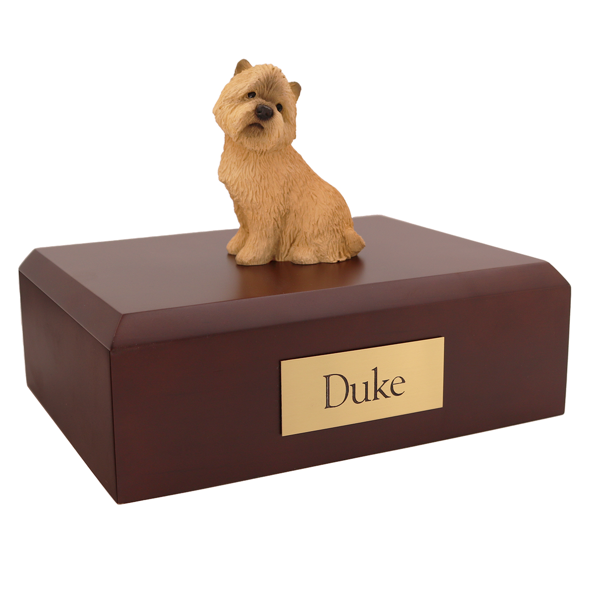 Dog, Cairn Terrier, Tan - Figurine Urn