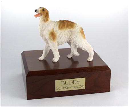 Dog, Borzoi, Standing - Figurine Urn