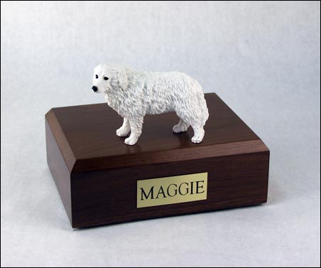 Dog, Great Pyrenees - Figurine Urn
