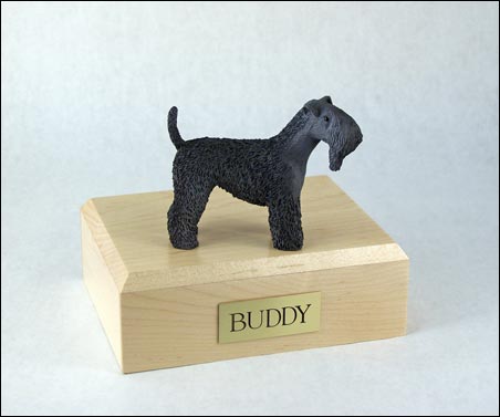 Dog, Kerry Blue Terrier - Figurine Urn