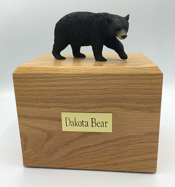 Black Bear - Figurine Urn