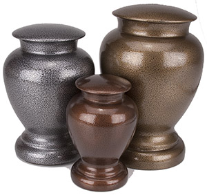 Steel Vase Urns