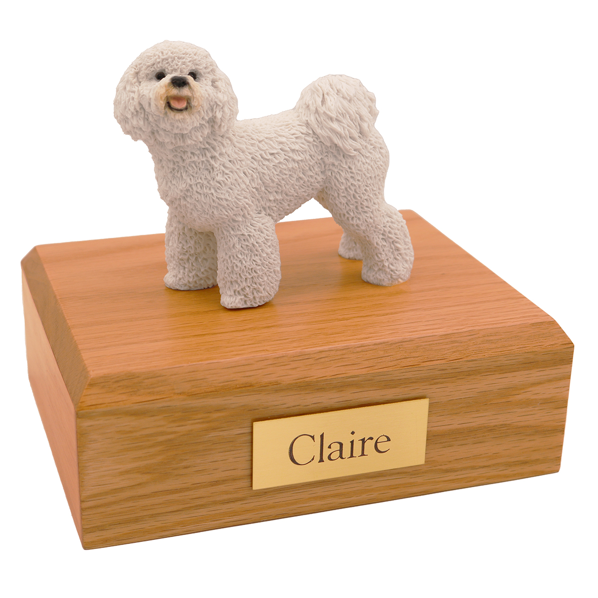 Dog, Bichon Frise - Figurine Urn