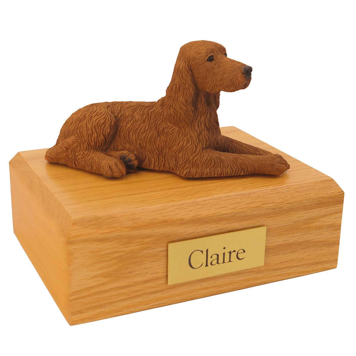 Dog, Irish Setter - Figurine Urn