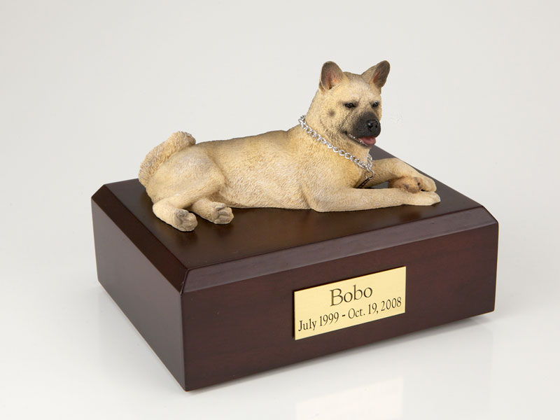 Dog, Akita, Fawn - Figurine Urn