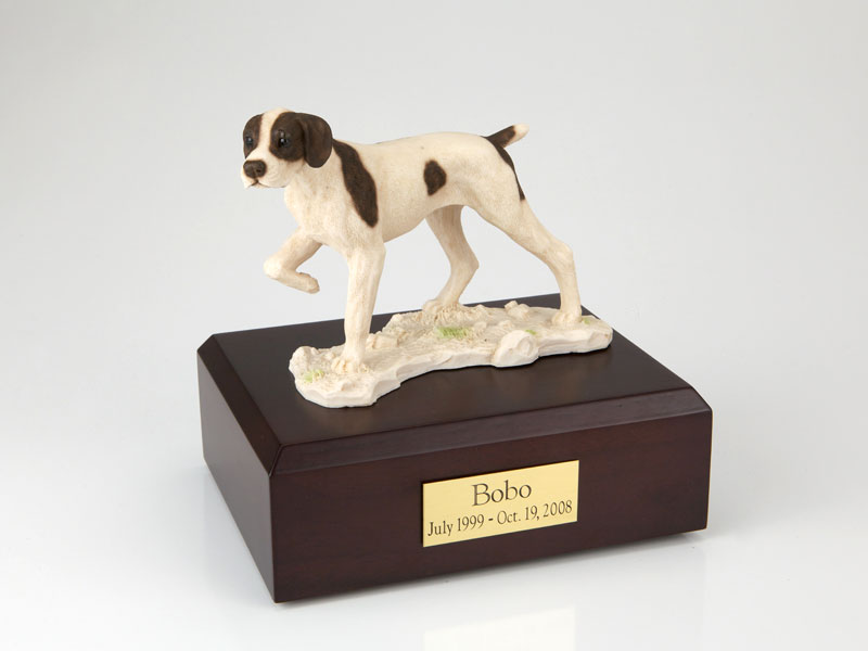 Dog, Pointer - Figurine Urn