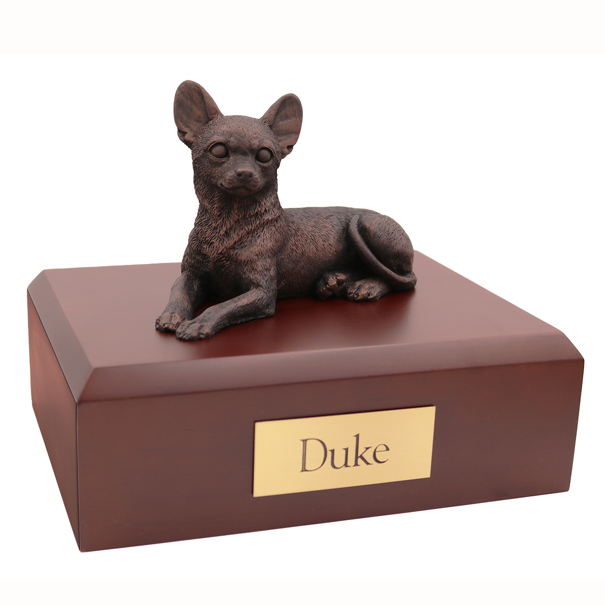 Dog, Chihuahua, Bronze - Figurine Urn