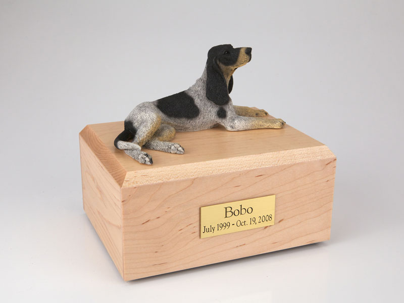 Dog, Coonhound - Figurine Urn