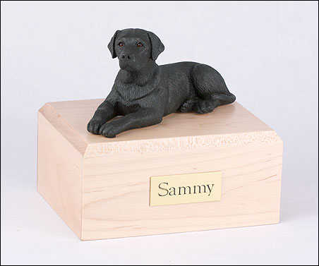 Dog, Labrador, Chocolate - Figurine Urn