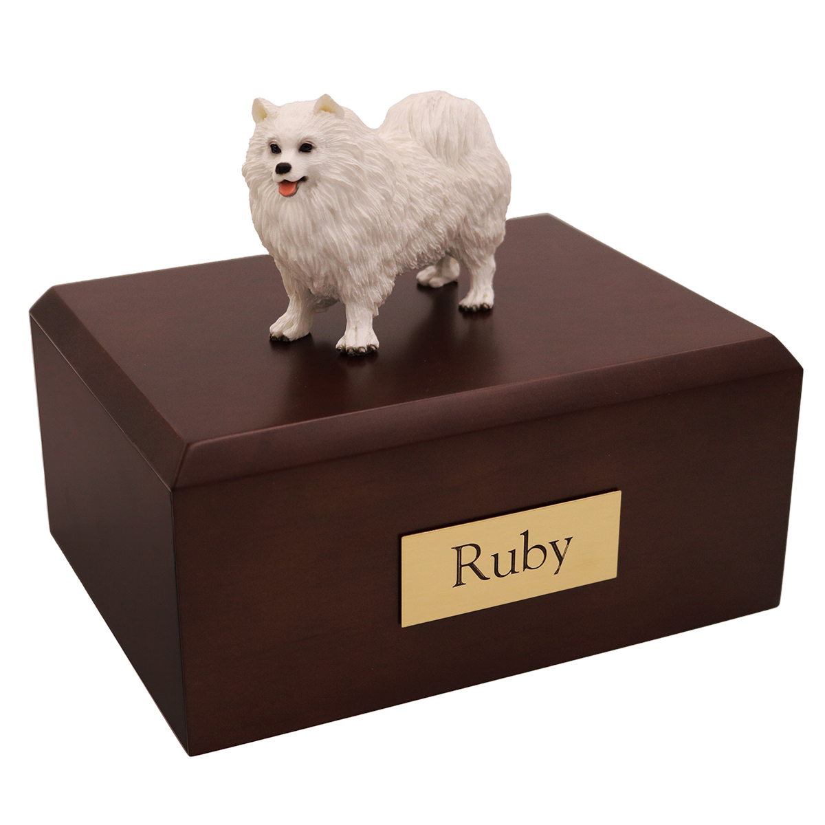 Dog, Samoyed - Figurine Urn