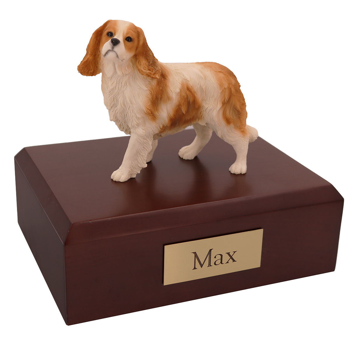 Dog, King Charles Spaniel, Standing - Figurine Urn