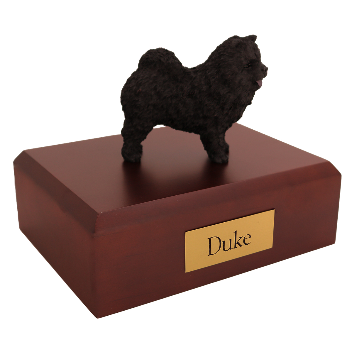 Dog, Chow, Black - Figurine Urn