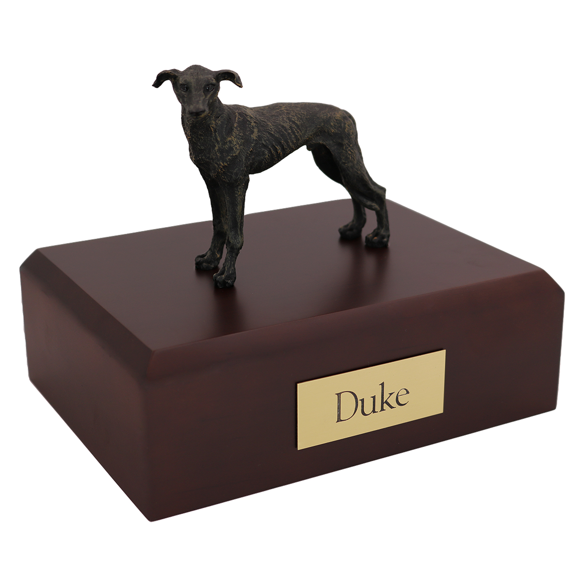 Dog, Greyhound, Brindle - Figurine Urn