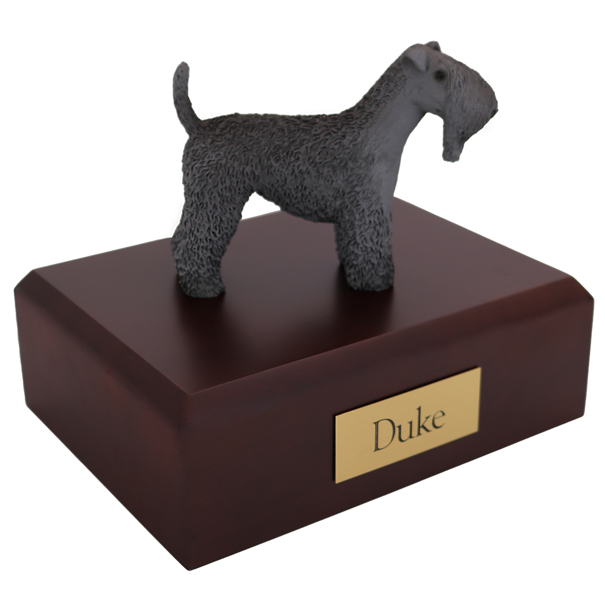 Dog, Kerry Blue Terrier - Figurine Urn