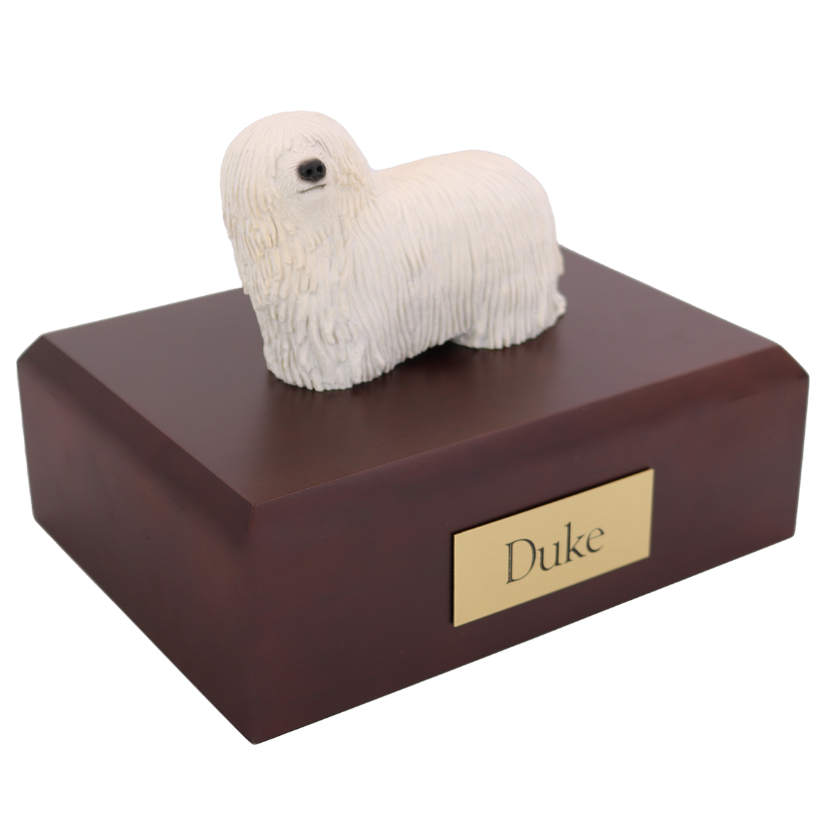Dog, Komondor - Figurine Urn